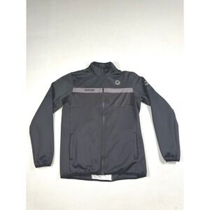 Pactimo Venture Mens XL Cycling Jacket Full Zip Black Charcoal Fleece Lined